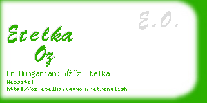 etelka oz business card